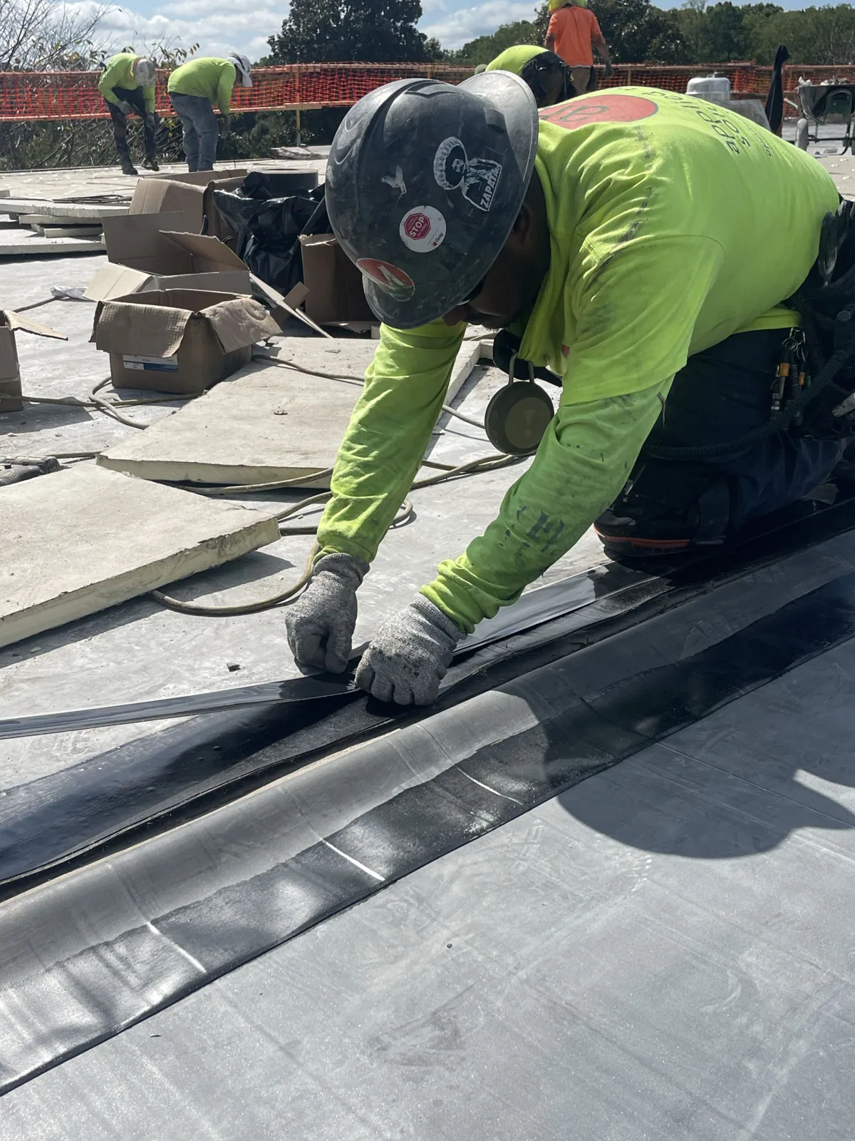Commercial roof inspection in Joliet