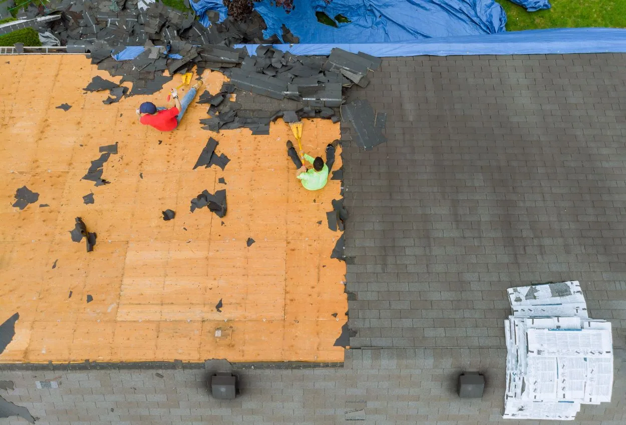 Commercial roof replacement in Joliet