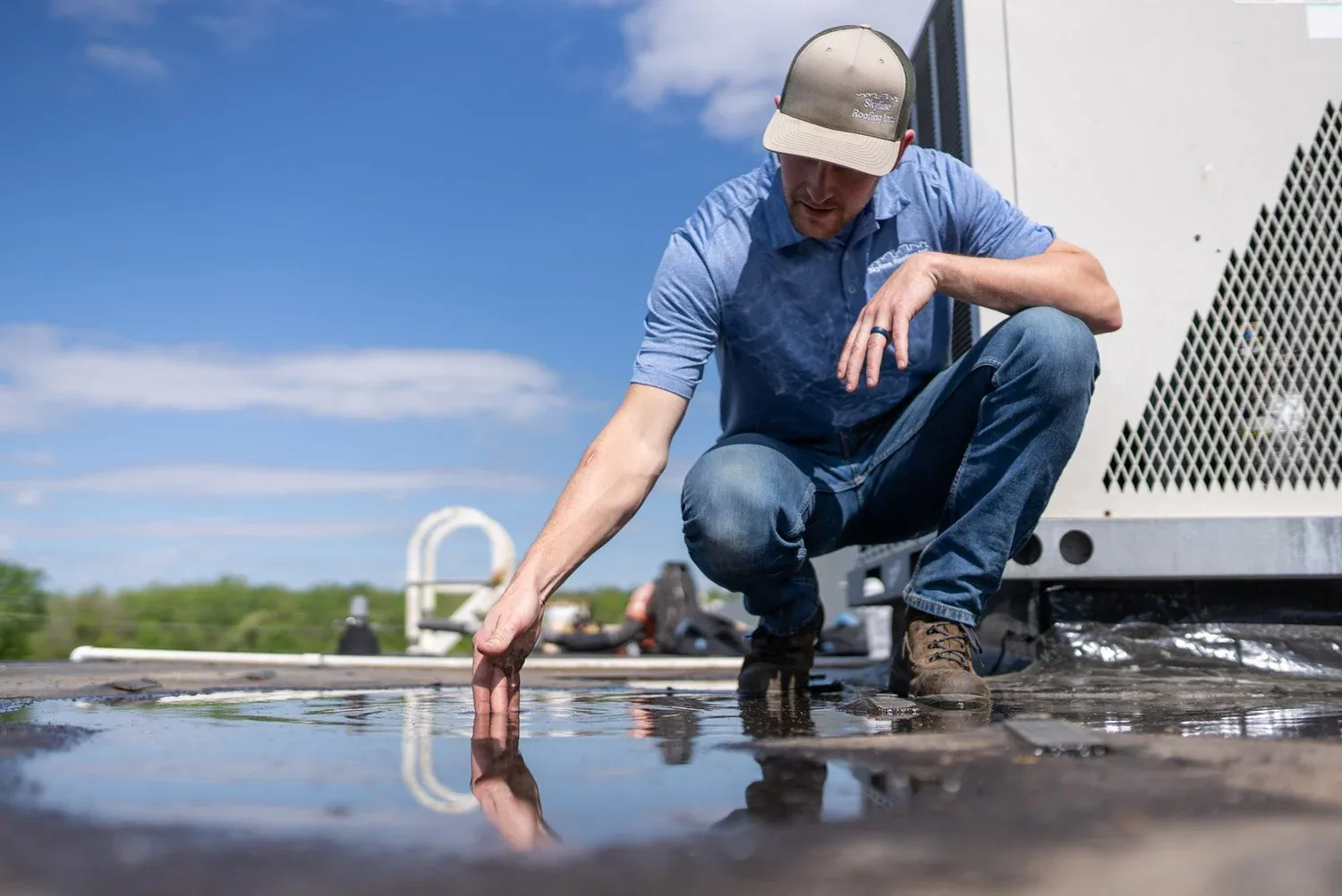 Commercial roof maintenance in Joliet